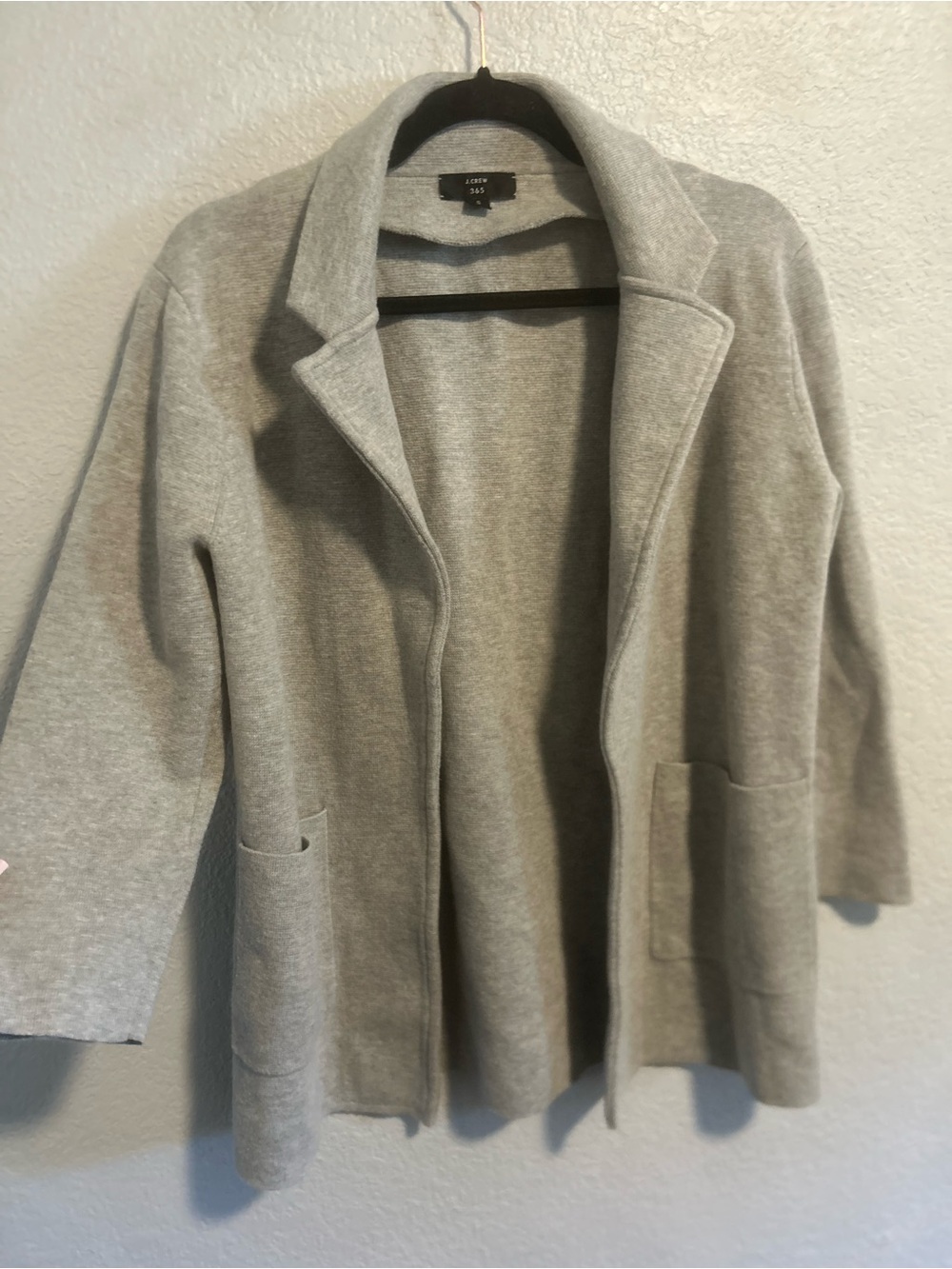 J.crew merino wool blend blazer